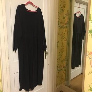 Lands End 3X 24W-26W LS Cotton dress